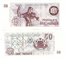 Albania - 50 Leke Valute 1992 Pick 50b UNC Lemberg-Zp - Albanië