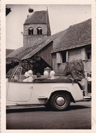 Alsace Baden Sweich Cigognes Voiture 1949 Photo Amateur Format Environ 8 Cm X 5 Cm - Cars