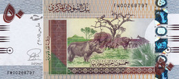 SUDAN 50 Pounds 2015 UNC P-75a "free Shipping Via Registered Air Mail" - Sudan