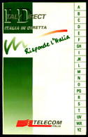 LIBRETTO ILLUSTRATIVO FINTA AGENDINA TELECOM ITALY DIRECT SERVIZIO INFORMAZIONI - Other & Unclassified