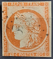 FRANCE 1850 - Canceled - YT 5 - 40c - 1849-1850 Cérès