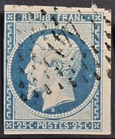 FRANCE 1852 - Canceled - YT 10 - 25c - 1852 Louis-Napoléon