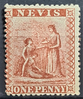 NEVIS 1867 - MLH - Sc# 9 - 1d - San Cristóbal Y Nieves - Anguilla (...-1980)