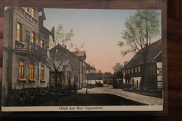 Ak 1911 Bad Oppelsdorf Schlesien Glitzende Fenster Gruss Aus CPA DR Allemagne Deutsches Reich Litho Opolno Zdrój - Schlesien