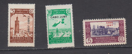 CABO JUDY * LOT DE 3 TIMBRES - Cabo Juby