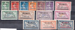 MEMEL - Petite Collection De Timbres : N° 18 à 32  (sauf Le N° 29)  ( Année 1920/21) - TOP AFFAIRE - Nuovi