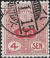 JAPAN 1914 Tazawa Series - 4s - Red FU - Oblitérés