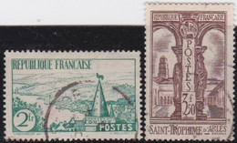 France   .   Y&T   .    301/302          .     O   .      Oblitéré    .   /   .   Cancelled - Used Stamps