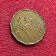 Swaziland 1 Cent 1979 KM# 7 RARE Lt 531 *VT Swasiland Swazilandia Suazilandia - Swasiland