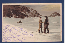 CPA Polaire Polar Pole Expédition Circulé Rencontre Avec Jackson Cap Flora 1896 - Other & Unclassified