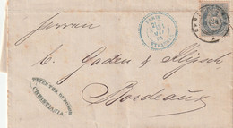 Norvège Lettre Entête Peter Thr Duborgh CHRISTIANA 27/5/1884 Pour Paris Passe Paris étranger - Cartas