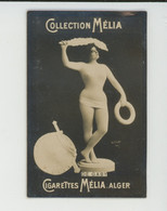 CHROMOS CIGARETTES - PUB Pour CIGARETTES MELIA ALGER - Nus - Artiste 1900 - Portrait De DE GABY - Melia