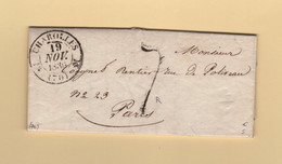 Charolles - 70 - Saone Et Loire - 19 Nov 1836 - Taxe Tampon - 1801-1848: Precursori XIX