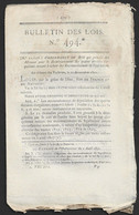 Louis XVIII Bulletin Des Lois N° 494 Décembre 1821 - Décrets & Lois