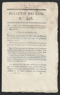 Louis XVIII Bulletin Des Lois N° 496  Décembre 1821 - Decrees & Laws