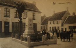 Lisseweghe Bij Brugge // Grafzuil - Monument (met Veel Volk) 19?? - Brugge