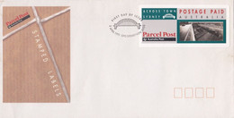 AUSTRALIA - FDC - BUSTA - STAMPED LABELS -   - FIRST DAY OF ISSUE 1991 - Cartas & Documentos