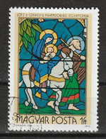 Ungheria 1972 - Vetrate - Flight Into Egypt, By Károly Lotz And Bertalan Székely - Verres & Vitraux