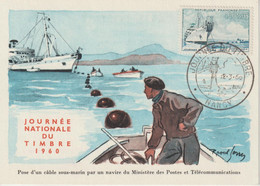 France Carte Maximum 1960 Journée Timbre Nancy 1245 - 1960-1969