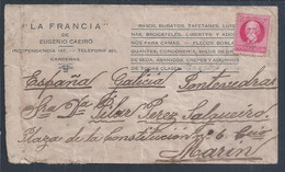 Letter From Marin, Cuba 1925. Stamp Maximo Gomes. 10 Years War. Independence War. Brief Uit Marin, Cuba 1925. Postzegel - Cartas & Documentos