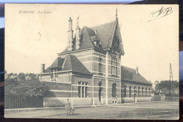 Cpa Jurbise  Gare  1912 - Jurbise