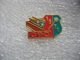 Pin's CBC (Colmar Billard Club 1971) - Billard