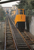 012614 "FUNICOLARE DI BIELLA-VEDUTA DAL BASSO, STAZIONE DI BIELLA - 1985"  CART NON SPED - Funicular Railway