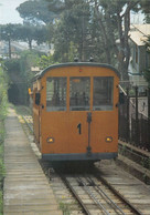 012617 "FUNICOLARE DI MERGELLINA-LA CABINA NR 1 NEL TRATTO ALL'APERTO - 1985"  CART NON SPED - Funicular Railway