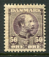 DENMARK 1905 Christian IX Definitive 50 Øre  LHM / * . Michel 51; SG 107 - Ungebraucht