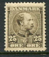 DENMARK 1905 Christian IX Definitive 25 Øre  LHM / * . Michel 50; SG 106 - Ungebraucht