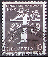 Schweiz Suisse 1939: EXPOSITION MIT NUMMER L6190  Zu 233yR.01 Mi 349yR  Voll-o LANDESAUSSTELLUNG 6.VII.39 (Zu CHF 45.00) - Rouleaux