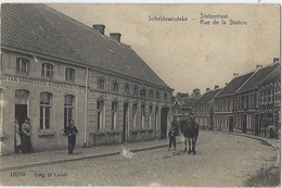 Scheldewindeke   -   Statiestraat   -   Van Doorselaere   Kleermaker   -   1911   Naar   Baarle   Drongen - Oosterzele