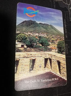 ST EUSTATIUS CHIP   Caribbean Phonecard / TECCOM  NAF 36.00 US$20,00 THE QUILL ST EUSTATIUS  ** 6058 ** - Antillen (Nederlands)