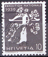 Schweiz Suisse 1939: "EXPOSITION" MIT NUMMER N0410  Zu 233yR.01 Mi 349yR Mit Stempel  WINTERHILFE (Zu CHF 45.00) - Rouleaux