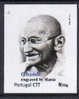 Slania, Gandhi Portrait Based On Engraving On Portugal Customized Stamp - Mahatma Gandhi