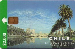 TARJETA TELEFONICA DE CHILE. Estero Marga Marga (2nd Issue) 04/98. CL-CTC-0044 (294) - Cile