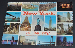 New York - The Fun City! - Mehransichten, Panoramakarten