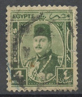 Egypte - Ägypten - Egypt 1944-46 Y&T N°226 - Michel N°271 (o) - 5m Roi Farouk - Used Stamps