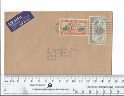 New Zealand Auckland To Lyons Oregon ..............(Box 2) - Storia Postale