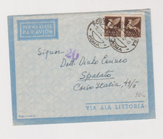 ITALY ROMA 1942 Airmail Censored Cover To Split Spalato Croatia - Storia Postale (Posta Aerea)