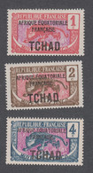 Colonies Françaises -Timbres Neufs** - Tchad - N°19,20 Et 21 - Ungebraucht