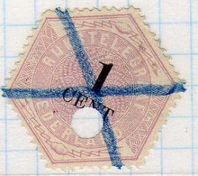 Pays-Bas (1863-1904)  -1 C. Telegraphe Oblitere - Oblit - Telegraph