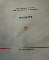 XXIV Congresso Nazionale Della Società Italiana Di Neurologia - Aa. Vv. - 1985 - Geneeskunde, Biologie, Chemie