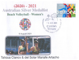 (XX 20) Australia Beach Volleyball Silver Medalist - Tokyo 2020 Olympic Games - Pallavolo