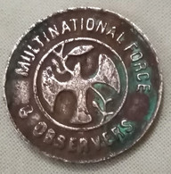 Token Of The Multinational Force And Observers (MFO) Sinai ,  Egypt & Israel War 1973 , Gomaa - Professionals / Firms