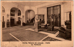 3XR 840 CPA - PARIS - HOTEL PRINCE DE GALLES - PARIS - LE VESTIBULE IEVE VEILLANT SUR PARIS - Non Classés