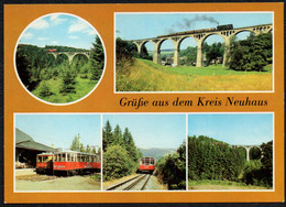 F3256 - TOP Ernstthal Bergbahn Lichte Viadukt Lichtenhain Lauscha - Bild Und Heimat Reichenbach - Oberweissbach