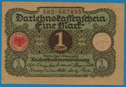 DEUTSCHES REICH 1 MARK 01.03.1920  # 482.667895 P# 58  DARLEHENSKASSENSCHEIN - Administration De La Dette