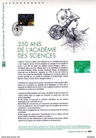 2016 " 350 ANS DE L'ACADEMIE DES SCIENCES " Sur Document Philatélique Officiel. N° YT 5074. Parfait état DPO - 2010-2019