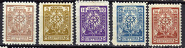 Litauen / Lietuva, 1923,  Mi 209-210; 212-214 * [150821VI] - Lithuania
